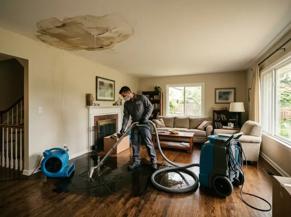attic-pipe-burst-ceiling-drip-008 — frequently asked questions, Water Damage Restoration & Carpet Care in Pinckneyville, IL